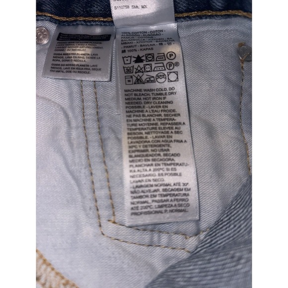 Levi's 505 Mens Denim Blue Jeans 32x30 Regular Fit Medium Wash 100% Cotton - Picture 11 of 11